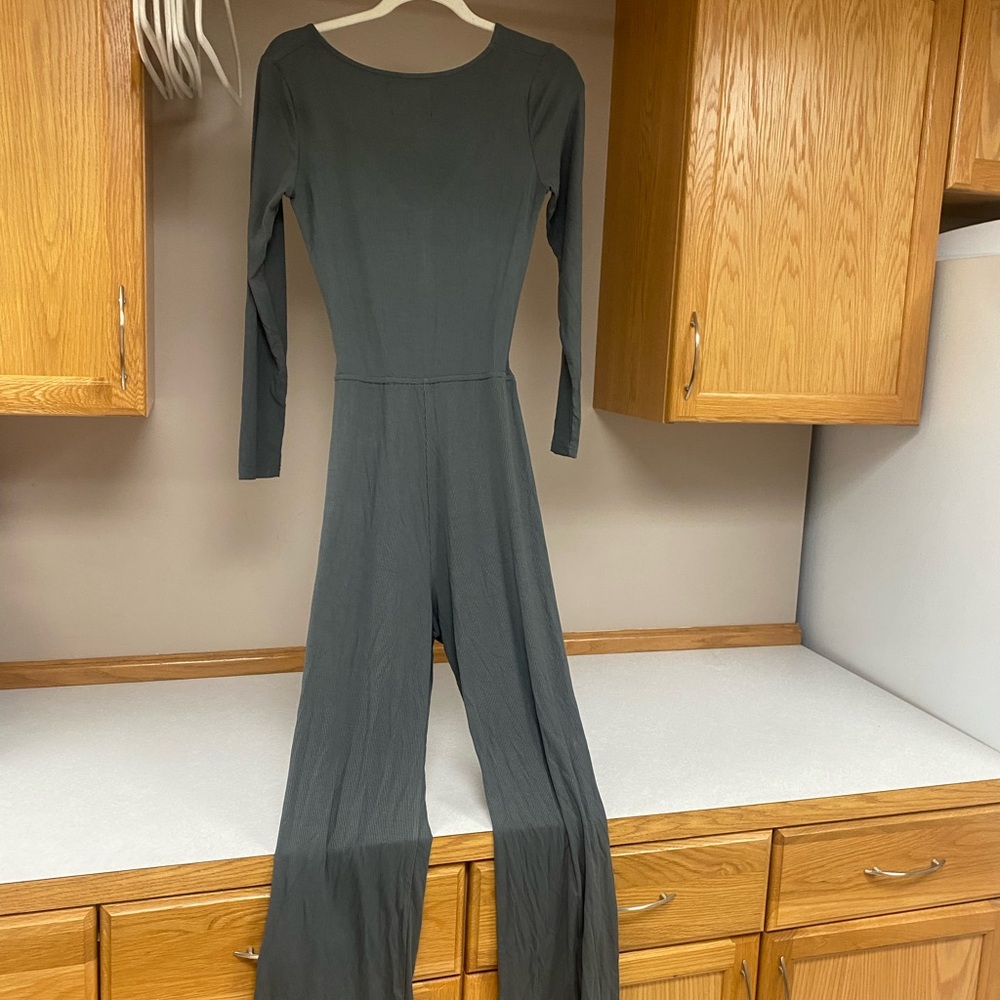 Kittenish Charcoal Casual Jumpsuit - Picture 8 of 9